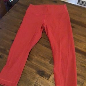 Lululemon Wunder Under -Capris - Size 10